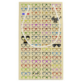 Keuzen- Whimsical Eyeglasses Patroon Klein Cadeauzakje (Achterkant)