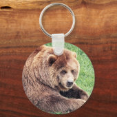 Keuzenbruin Beer foto Sleutelhanger (Voorkant)