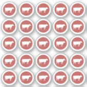 Keuzenvlees Sticker (Voorkant)