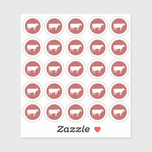 Keuzenvlees Sticker (Vel)