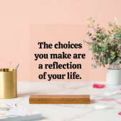 Keuzes Die Je Maakt Acrylsignaal Acryl Bord (Huwelijk)