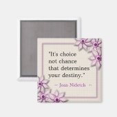 Keuzes-Inspirerend citaatmagneet Magneet (Voorkant / Achterkant)