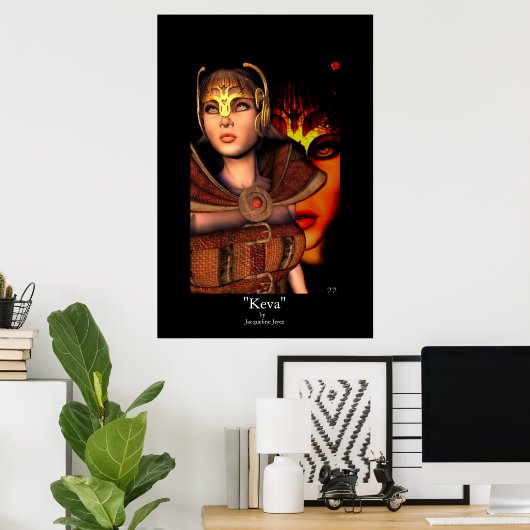 Keva - Warrior Queen Poster (Thuiskantoor)