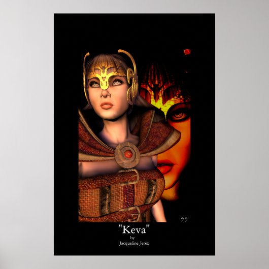Keva - Warrior Queen Poster (Voorkant)
