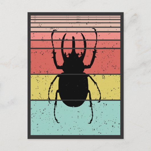 KEVER ANTIKE INSECT BRIEFKAART (Voorkant)
