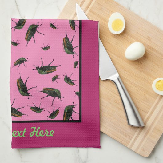 Kever Bug keukenhanddoek (Quarter Fold)