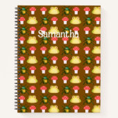 Kever bug, kikker en paddenstoel notitieboek (Voorkant)