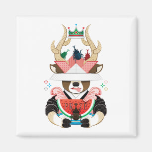 Kever en watermeloen (remake) magneet