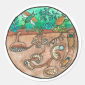 Kever Levenscyclus Sticker (Voorkant)