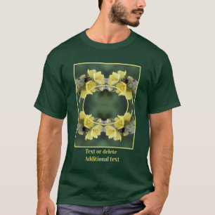 Kever op Mullein Flower Creëer Uw eigen foto T-shirt