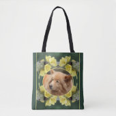 Kever op Mullein Flower Creëer Uw eigen foto Tote Bag (Voorkant)