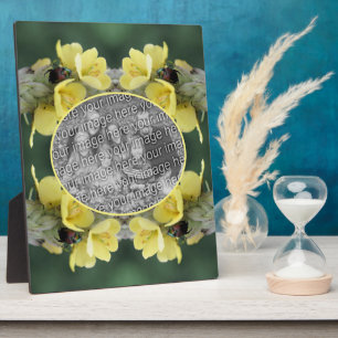 Kever op Wild Mullein Flower Uw foto toevoegen Fotoplaat