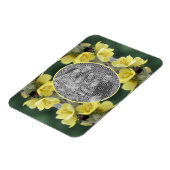 Kever op Wild Mullein Flower Uw foto toevoegen Magneet (Linkerzijde)