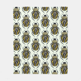 Kever Patroon Insectenliefhebber Fleece Deken