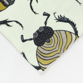 Kever Patroon Insectenliefhebber Fleece Deken (Hoek)