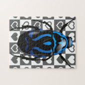 Kever Puzzel met harten Legpuzzel (Horizontaal)