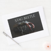 kever rechthoekige sticker (Envelop)