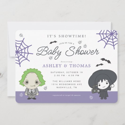 Kever sap Baby shower Kaart (Voorkant)