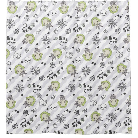 Kever sap Patroon Douchegordijn (Voorkant)