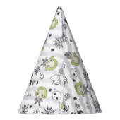 Kever sap Patroon Feesthoedjes (Achterkant)