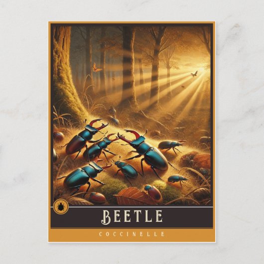 kever | Schattige familie  Briefkaart (Voorkant)