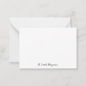 Kever Waterverf Art Kaarten Notitiekaartje (Achterkant)