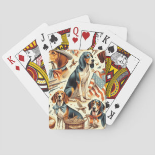  keverhond naadloos pokerkaarten