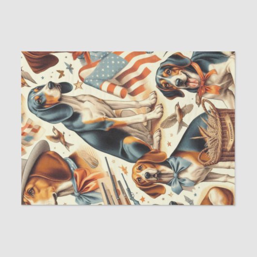  keverhond naadloos tissuepapier (Voorkant)