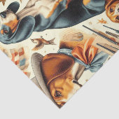  keverhond naadloos tissuepapier (Detail)