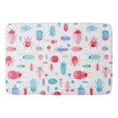 Kevers en insecten Leuke Waterverf Badmat (Voorkant)