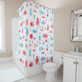 Kevers en insecten Leuke Waterverf Douchegordijn (In situ)