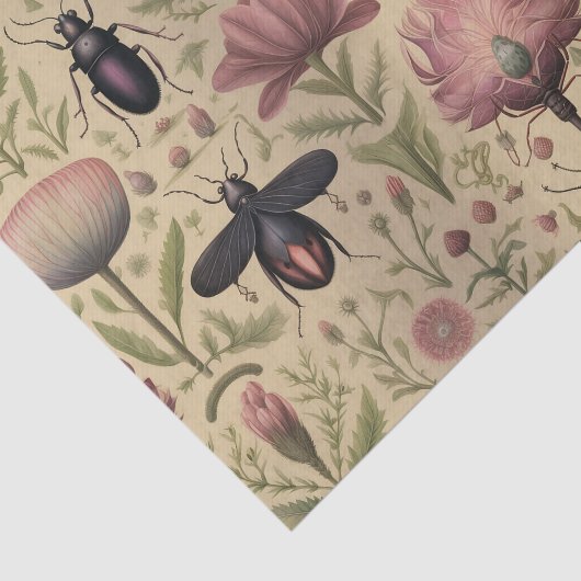 Kevers en insecten tissuepapier (Detail)