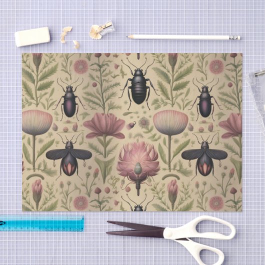 Kevers en insecten tissuepapier (Craft)