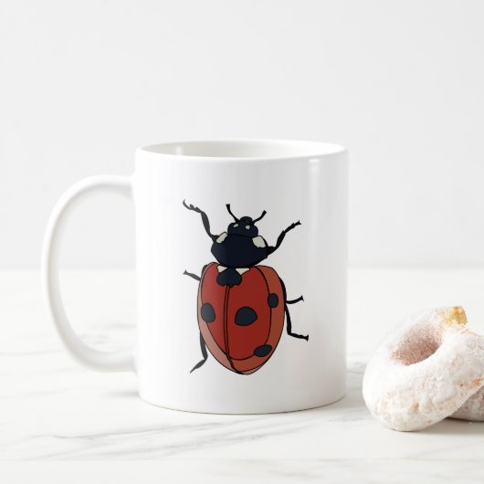 Kevers Insect lieveheersbeestjes Koffiemok (Met donut)