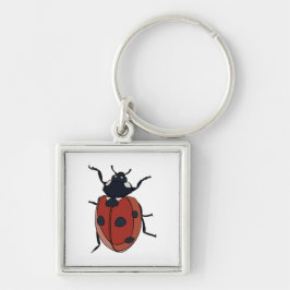 Kevers Insect lieveheersbeestjes Sleutelhanger