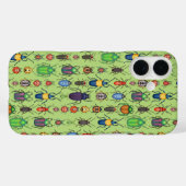 kevers variëteit op groen Case-Mate iPhone case (Achterkant (horizontaal))