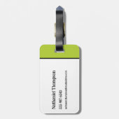 Keversap | Adam & Barbara Scary Bagagelabel (Achterkant verticaal)