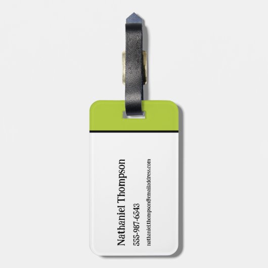 Keversap | Adam & Barbara Scary Bagagelabel (Achterkant verticaal)