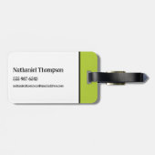 Keversap | Adam & Barbara Scary Bagagelabel (Achterkant horizontaal)