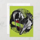 Keversap | Adam & Barbara Scary Briefkaart (Voorkant / Achterkant)