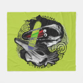 Keversap | Adam & Barbara Scary Fleece Deken (Voorkant (Horizontaal))