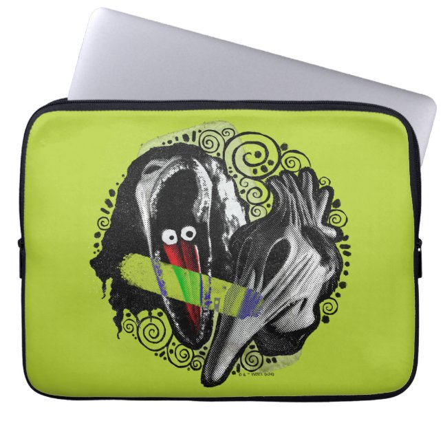Keversap | Adam & Barbara Scary Laptop Sleeve (Voorkant)