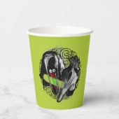 Keversap | Adam & Barbara Scary Papieren Bekers (Achterkant)