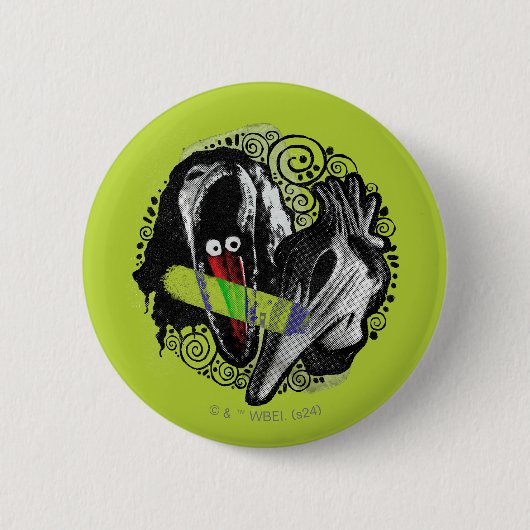 Keversap | Adam & Barbara Scary Ronde Button 5,7 Cm (Voorkant)
