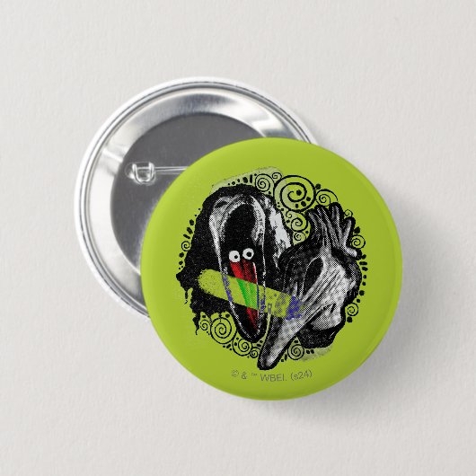 Keversap | Adam & Barbara Scary Ronde Button 5,7 Cm (Voorkant /achterkant)