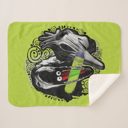 Keversap | Adam & Barbara Scary Sherpa Deken (Voorkant (horizontaal))