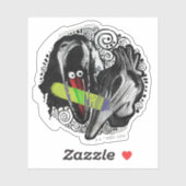 Keversap | Adam & Barbara Scary Sticker (Vel)