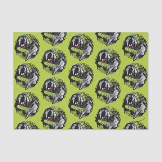 Keversap | Adam & Barbara Scary Tissuepapier (Voorkant)