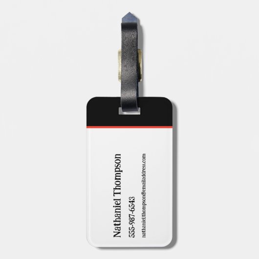 Keversap | Delia Deetz Bagagelabel (Achterkant verticaal)