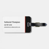 Keversap | Delia Deetz Bagagelabel (Achterkant horizontaal)